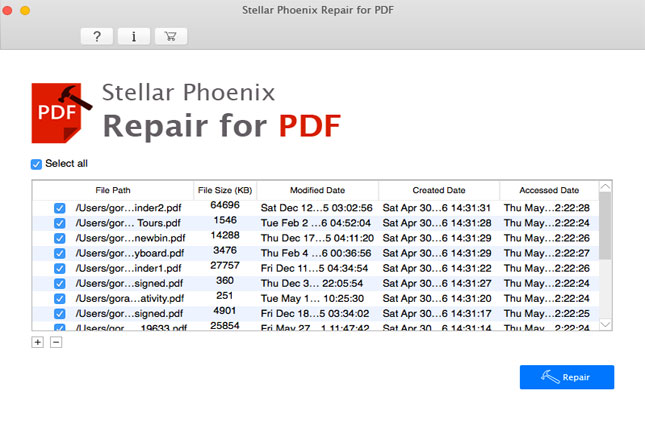 pdf recovery tool Stellar Repair for PDF installation wizard screenshot