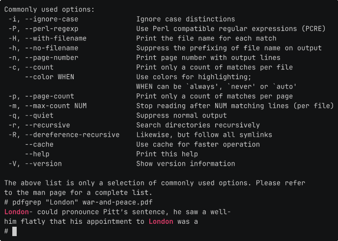 pdf repair command line qpdf -version command output in terminal