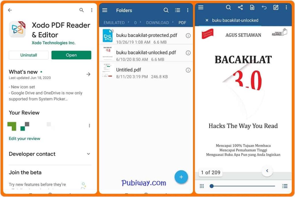 pdf repair for android Xodo PDF Reader repair option Android