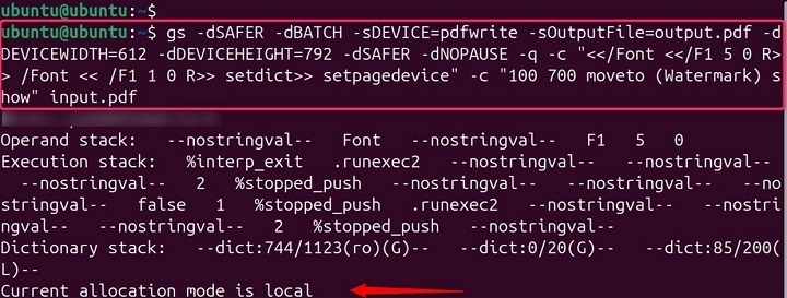 pdf repair for linux Linux terminal using Ghostscript gs command to repair PDF
