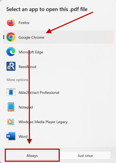 pdf repair guide opening PDF in Chrome browser alternative viewer