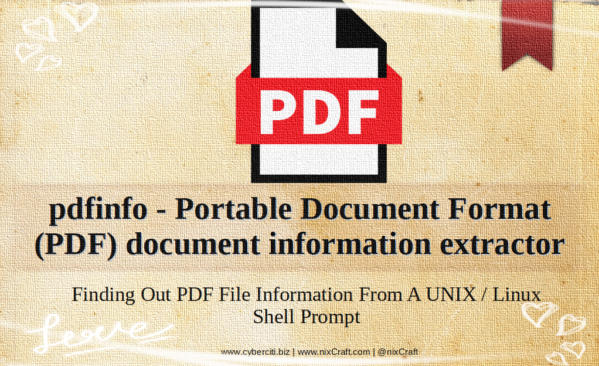 pdfinfo command output showing pages and metadata of repaired pdf command line pdf repair