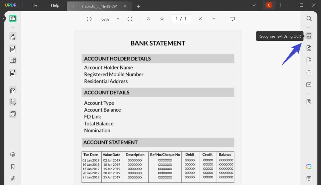 recover bank statement pdf Recuva software previewing recovered bank statement PDF files
