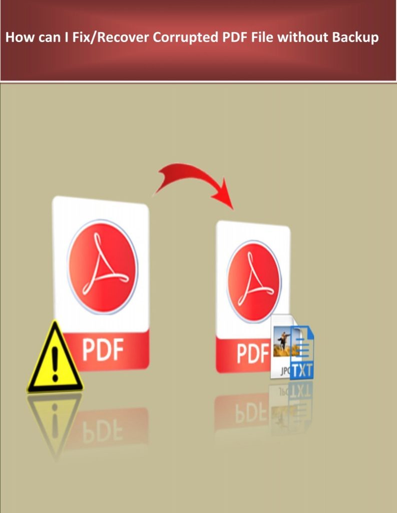 recover contract pdf corrupted contract PDF error message