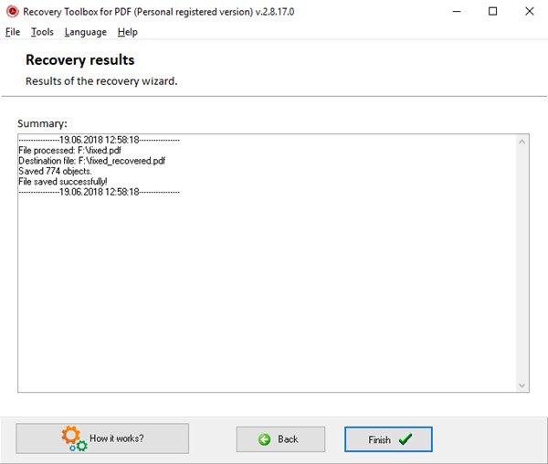 recover corrupted pdf cloud storage folder with pdf backup files