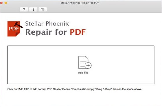 recover pdf after virus PDF repair software interface with 'Repair' button and a file selection window