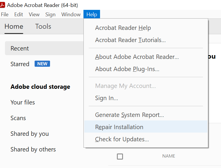 recover pdf document Adobe Acrobat Reader error message corrupted PDF file