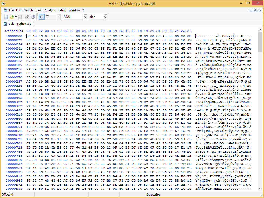 recover pdf forms hex editor showing PDF file binary data with highlighted text strings