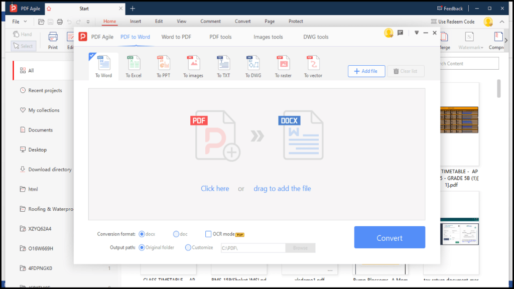 recover text from corrupted pdf PDF24 online PDF text extractor tool interface in browser