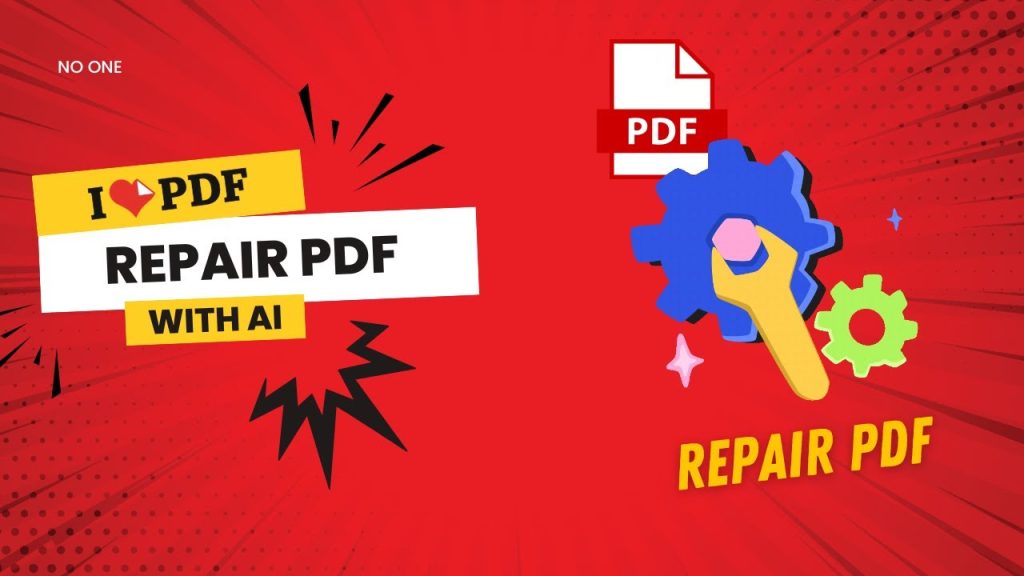repair contract pdf ilovepdf repair tool interface upload PDF step