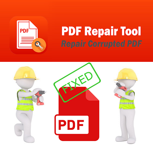 repair ebook pdf pdf repair tool interface showing file list