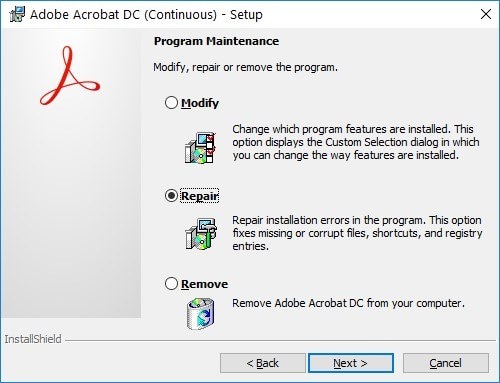 repair medical pdf corrupted medical PDF error message on computer screen