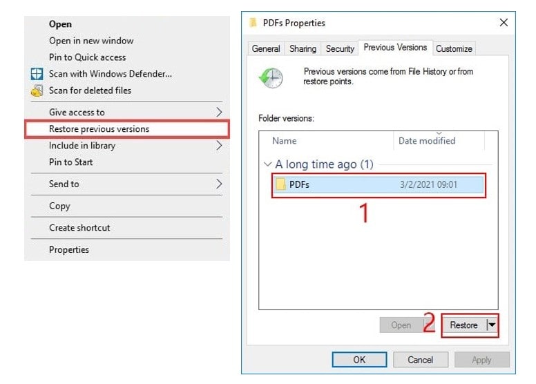 repair pdf after disk error Windows file properties showing corrupted PDF file size zero bytes