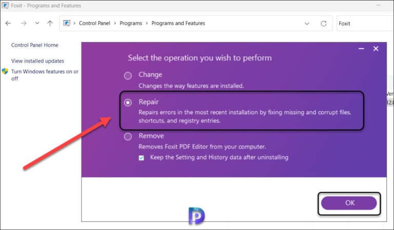 repair pdf after incomplete download Foxit Reader interface showing a PDF document open