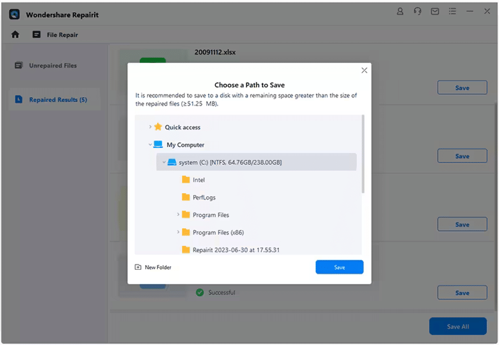repair pdf after ransomware PDF repair software interface showing recovered files