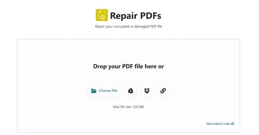 repair pdf after transfer Corrupted PDF file error message on computer screen
