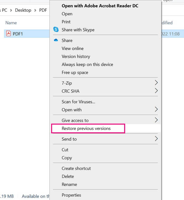 repair pdf and recover pages hand copying PDF file to external hard drive