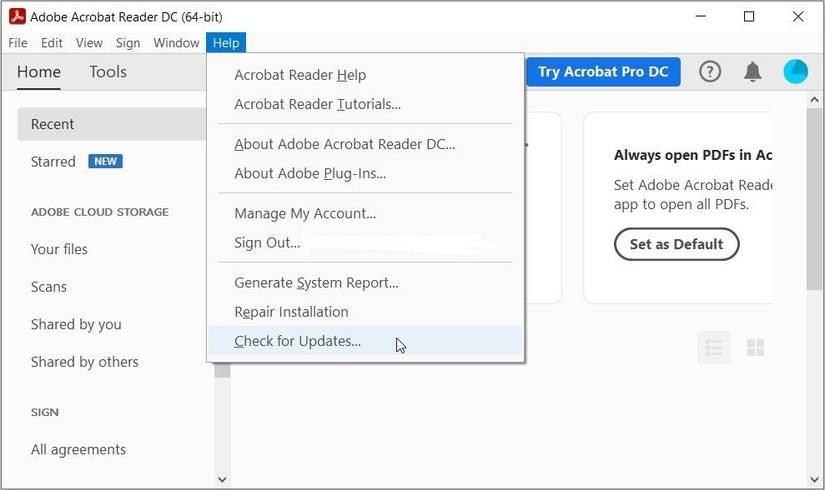 repair pdf before print Adobe Acrobat Reader document with missing font warning message