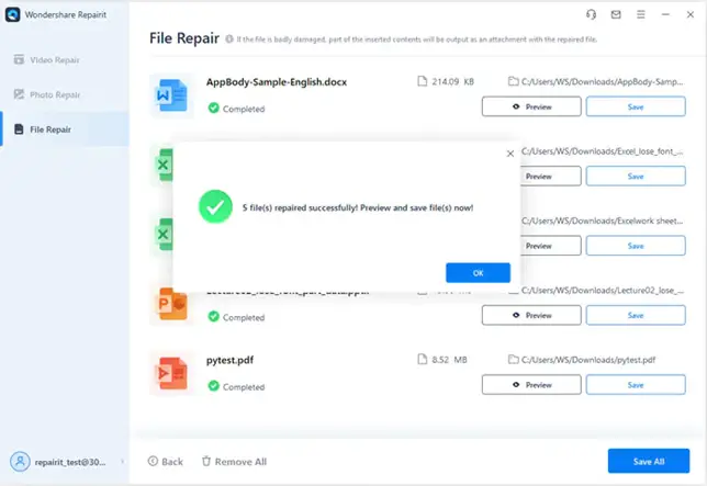 repair pdf file online free no watermark online PDF repair tool homepage on laptop screen showing repair option