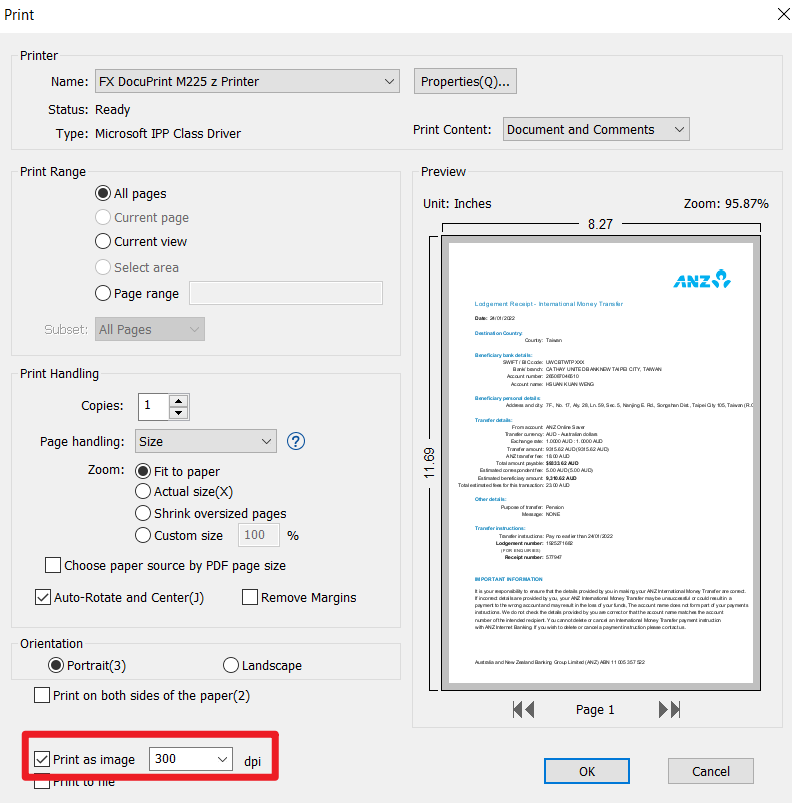 repair pdf for printing PDF print preview showing missing text or images