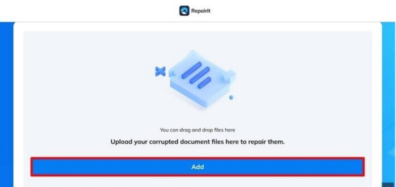 repair pdf from hard drive Online PDF repair website form with upload button