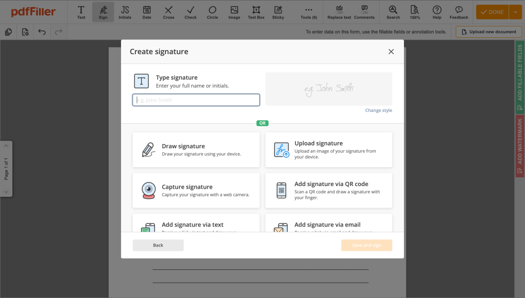 repair pdf signature Smallpdf repair PDF tool upload page