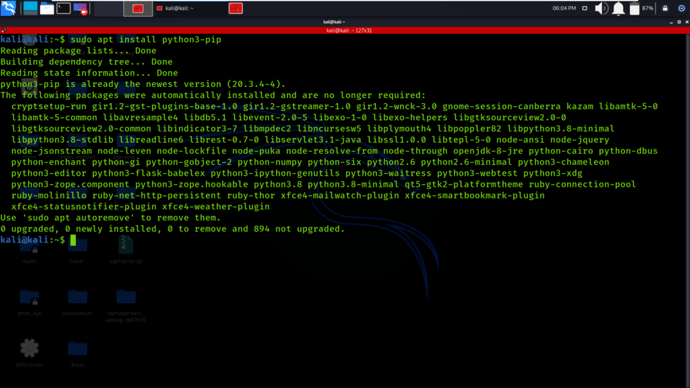 repair pdf using python Screenshot of pip install pypdf command output