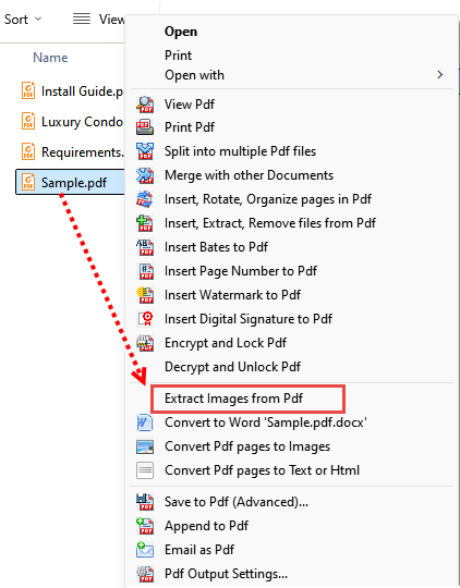 repair pdf with poppler pdfimages command extracting JPEG images from PDF file on Windows