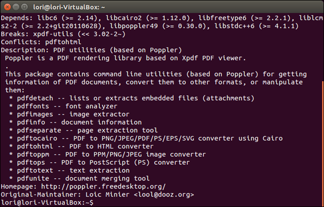 repair pdf with poppler Poppler command line terminal showing pdftotext version output
