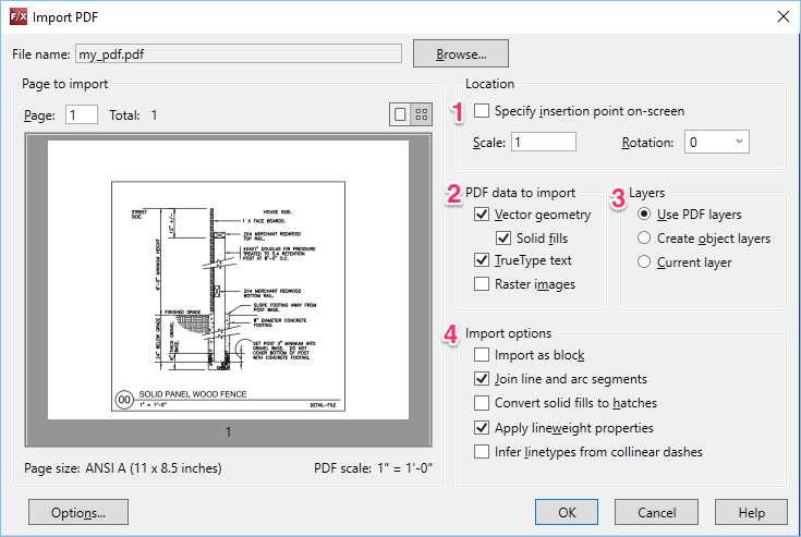 repair pdf without acrobat LibreOffice Draw import PDF dialog box on computer monitor
