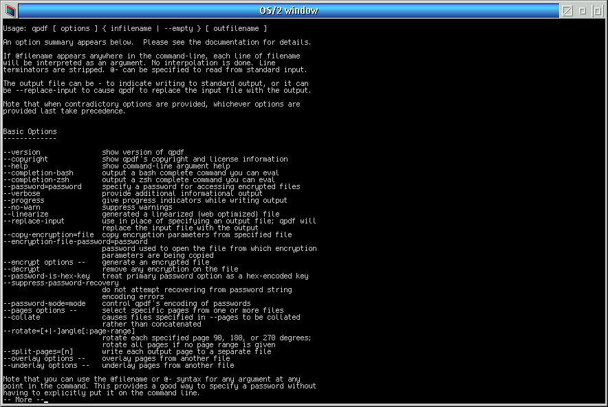 repair pdf xref table qpdf command line terminal screenshot