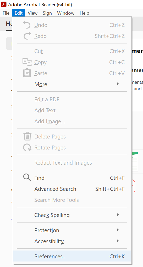 repair small pdf file Adobe Acrobat Reader opening PDF file screenshot