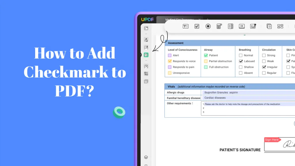 repair unreadable pdf online Screenshot of download button with checkmark on PDF repair website