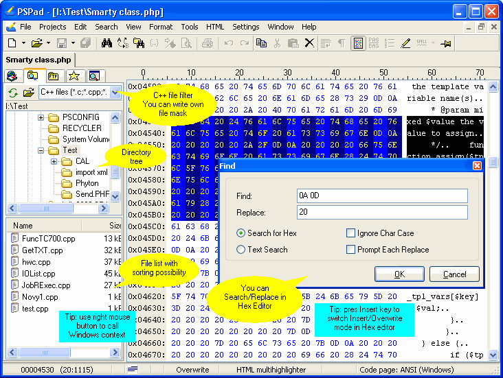 startxref not found pdf repair hex editor HxD displaying PDF file with xref section highlighted