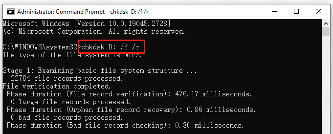 why pdf file size is 0kb Command prompt listing directory showing PDF file size as 0