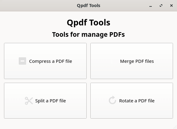 automatic pdf repair qpdf command line interface showing repair command