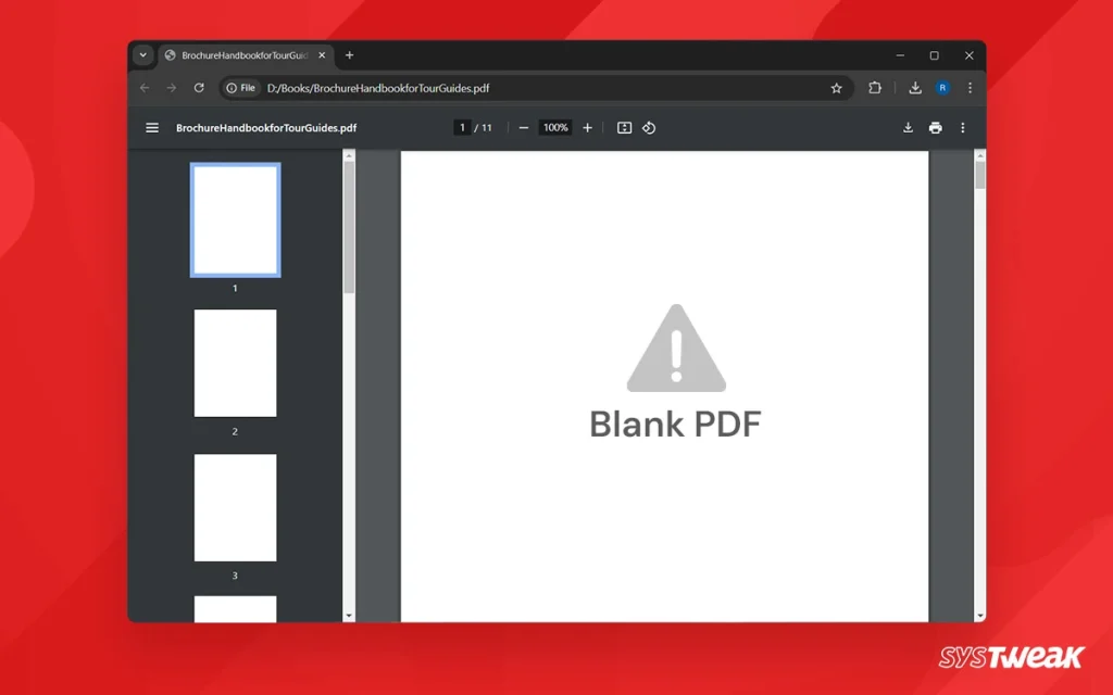 fix blank pdf pages PDF repair software interface showing blank page detection before and after repair