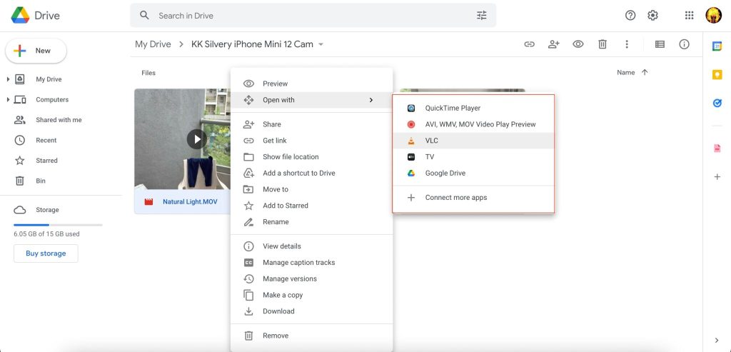 fix pdf file Google Drive interface showing uploaded PDF file with preview