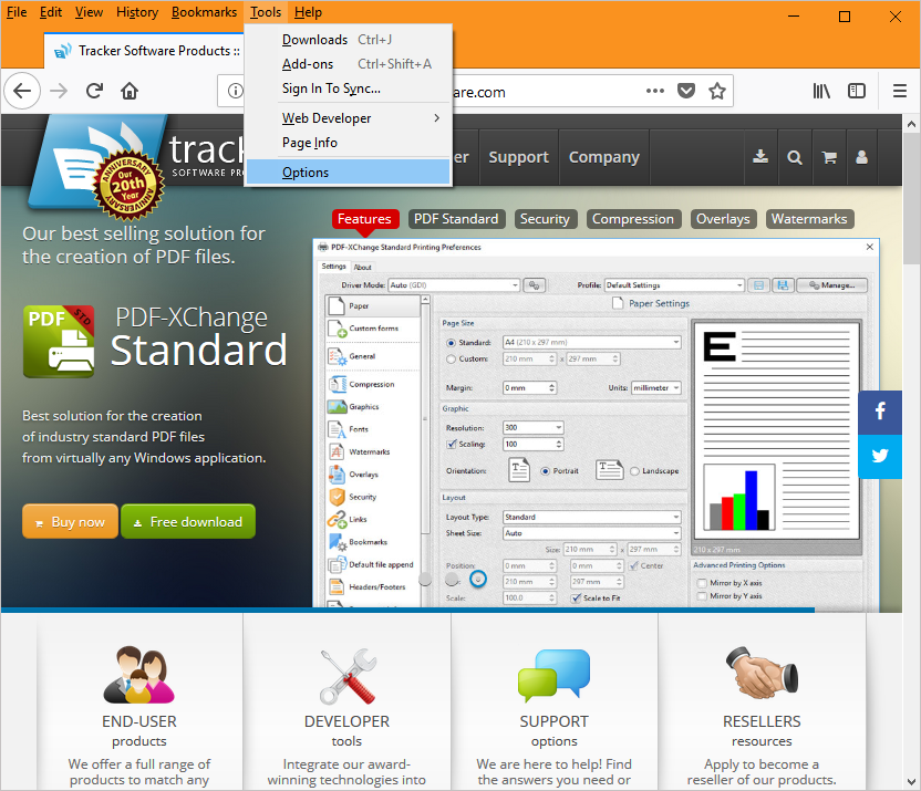 fix pdf not opening in firefox Firefox preferences Applications section PDF setting Preview in Firefox