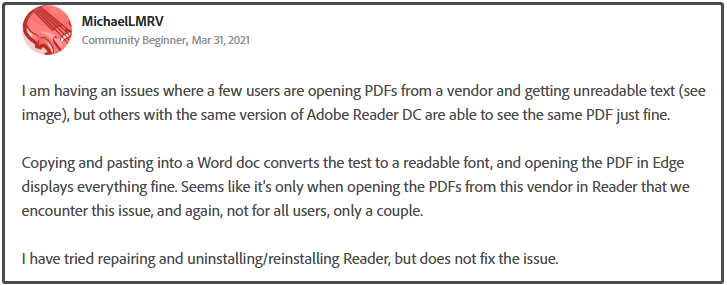how to fix unreadable pdf different PDF readers comparison icons