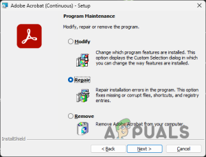 pdf error 135 repair Adobe Acrobat menu File > Repair option