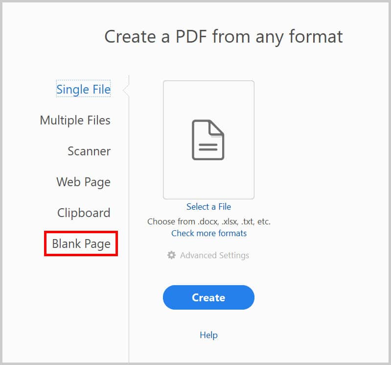 pdf file is blank Adobe Acrobat Reader displaying a blank PDF document