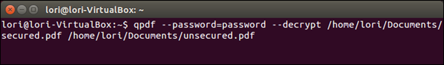 pdf repair checker Command terminal running qpdf -check on a PDF file