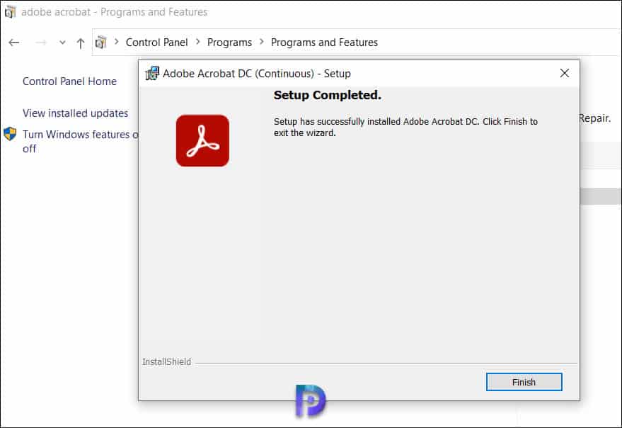 pdf repair for office documents screenshot of Adobe Acrobat Pro repair feature dialog box