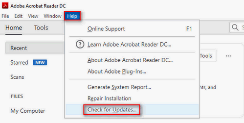 pdf wont open fix PDF file error message in Adobe Reader window