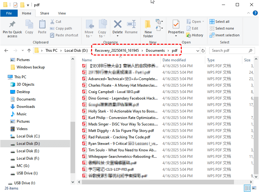 recover scanned pdf Windows File Explorer showing extracted image files from renamed PDF zip folder