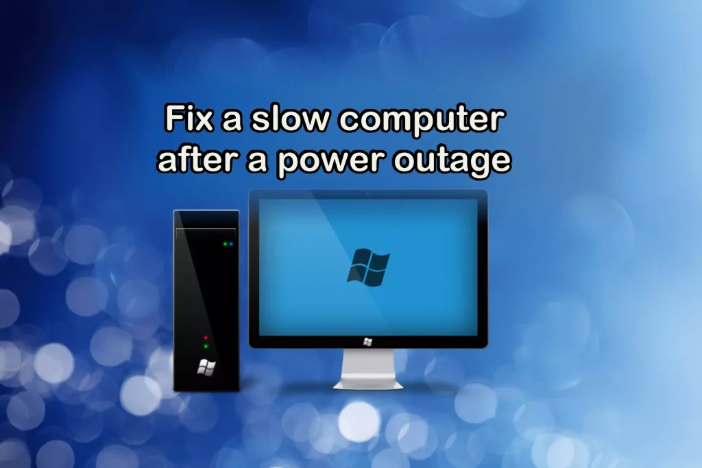 repair pdf after power outage Power outage computer screen with PDF error message showing damaged file
