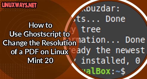 repair pdf on linux Installing Ghostscript and qpdf via terminal on Linux